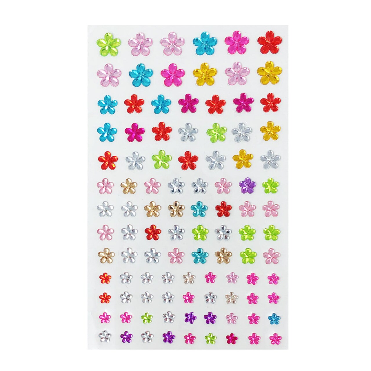 Wrapables Acrylic Self Adhesive Crystal Rhinestone Gem Stickers